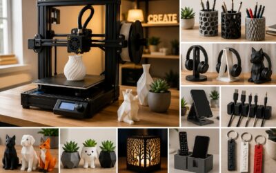 Os Produtos Mais Criativos Feitos em Impressora 3D que Você Pode Ter em Casa
