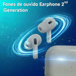 Fones de ouvido Bluetooth - Estojo de Carga Magnética